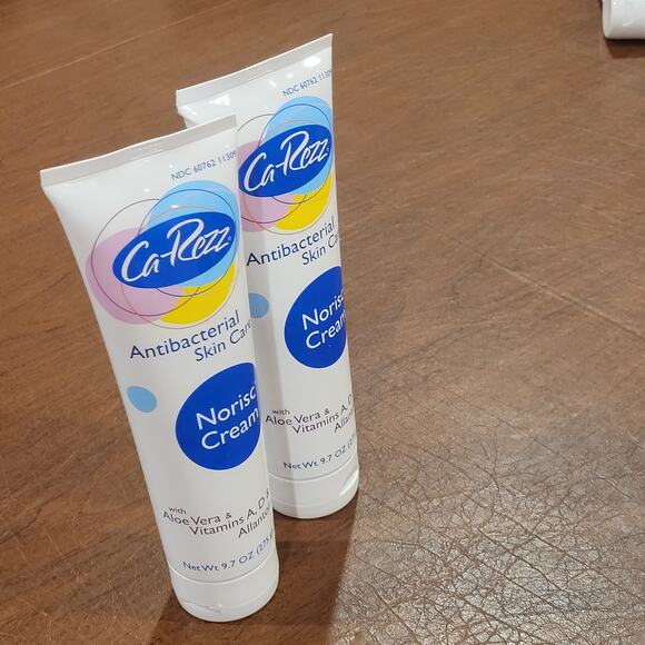 New Ca-Rezz Antibacterial Skin Care Norisc Cream Wt 9.7oz (275g) each Set of 2 - Picture 5 of 6